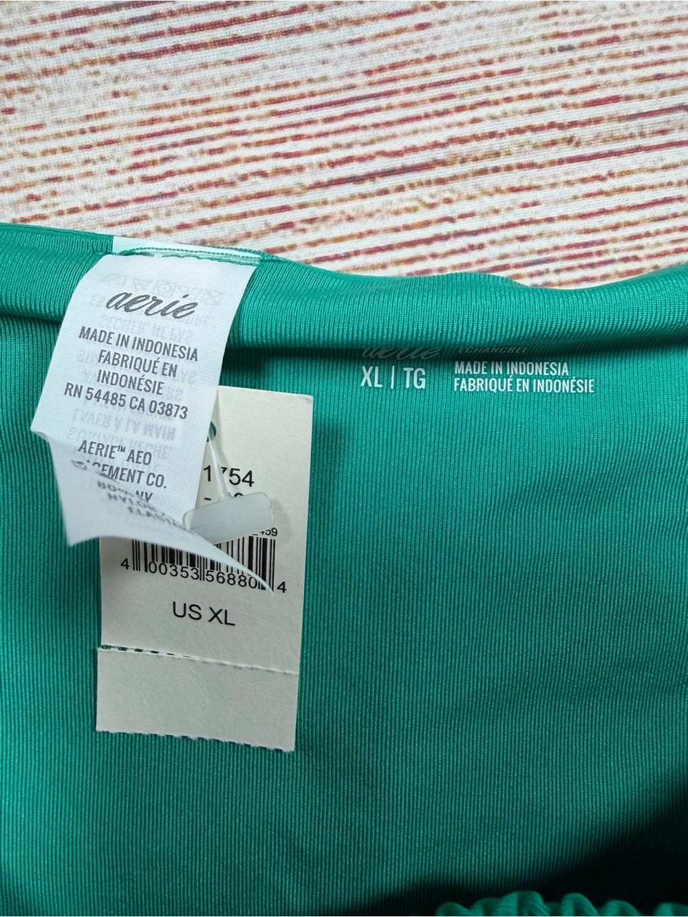 NWT aerie Emerald Green Scoop Bikini Set